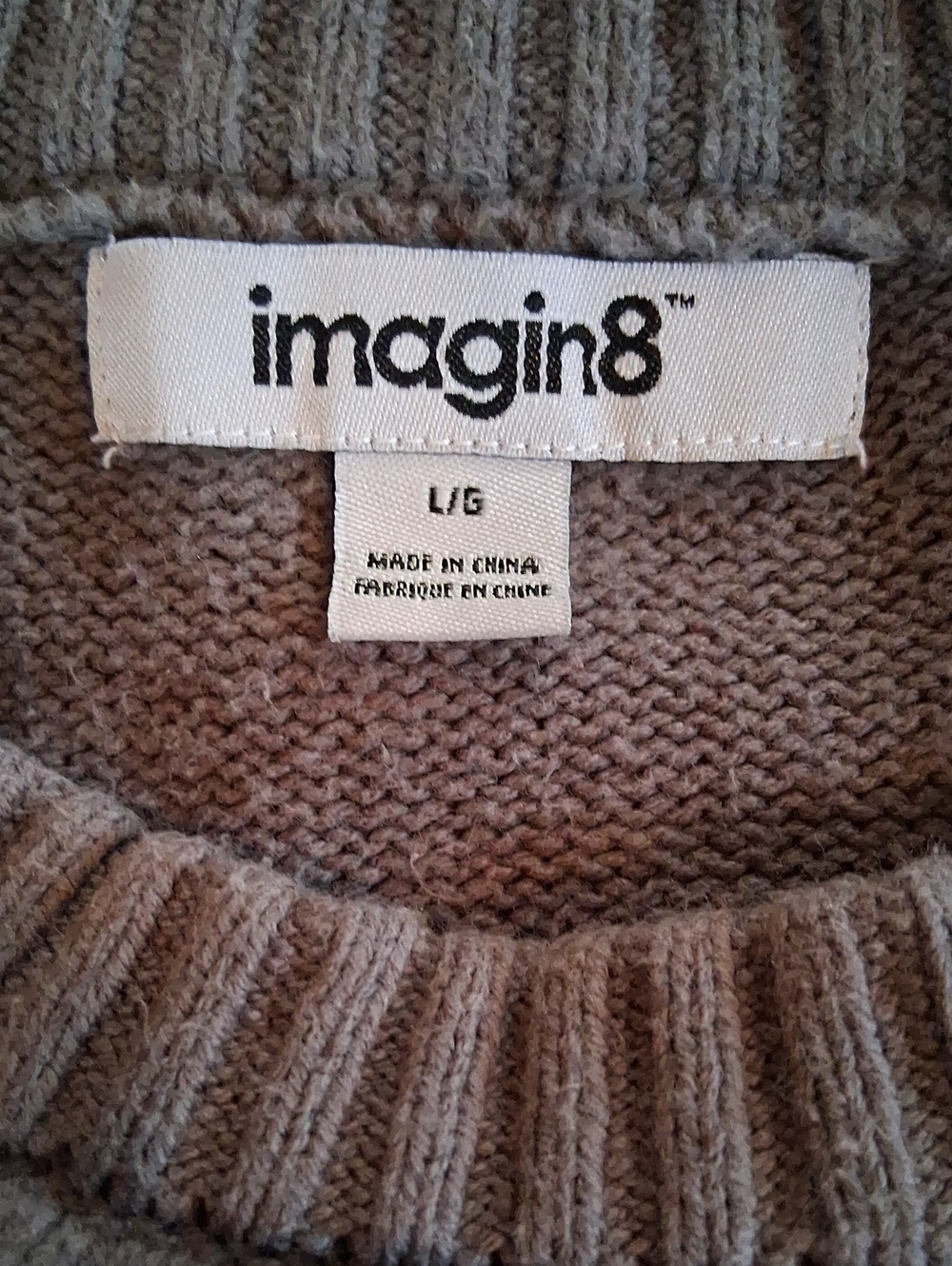 Imagin8 Gray Sweater with Pink Flamingo - Picture 3 of 4